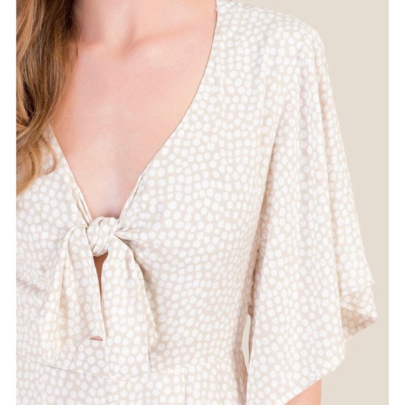 Front Tie Jumpsuit - Picture 3 of 3